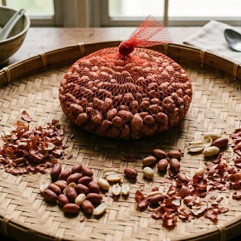 Trik ubah jaring apel jadi alat kupas kacang super cepat, emak-emak wajib coba