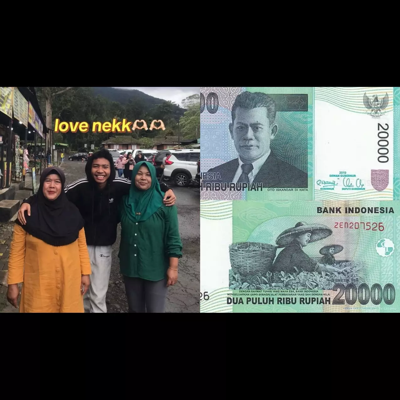 Kisah di balik uang kertas Rp20 ribu, sosok model pemetik teh ternyata manusia nyata