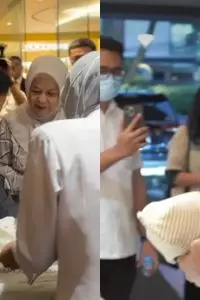 Mereka berpamitan pada tim dokter dan perawat yang membantu persalinan Annisa. 