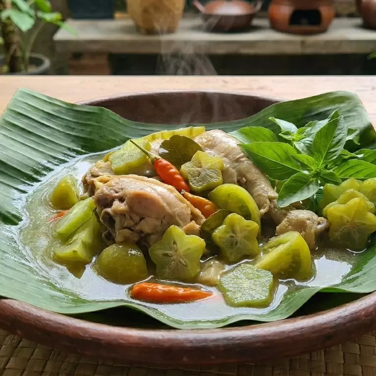 Resep garang asem ayam tanpa santan, gurih, segar dan anti ribet