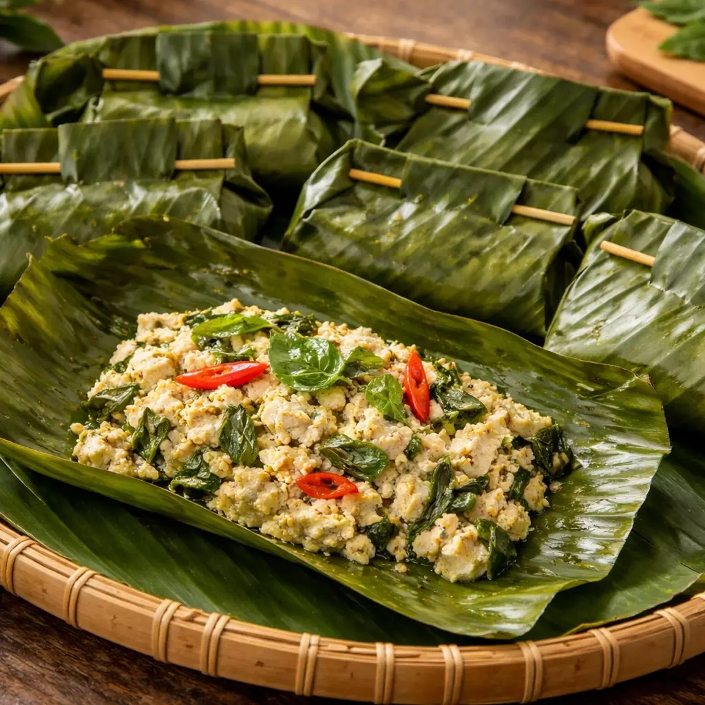 Resep pepes tahu kemangi, wangi harum dan bumbu meresap sempurna