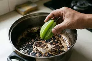 Cara hilangkan kerak gosong di panci yang selama ini bikin frustrasi, modalnya cuma 1 buah