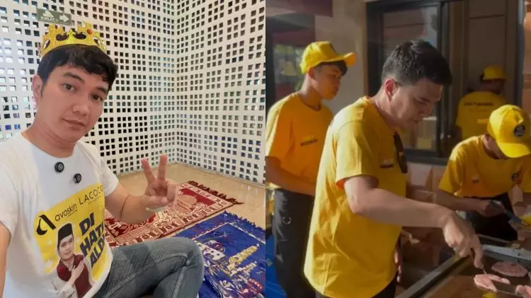 Bukan sekadar cari materi, ini alasan mulia Aldi Taher jualan burger