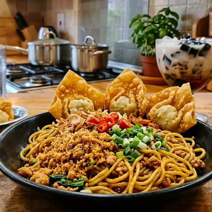 Resep mie gacoan ala rumahan yang pedas gurih dan praktis, dijamin bikin ketagihan