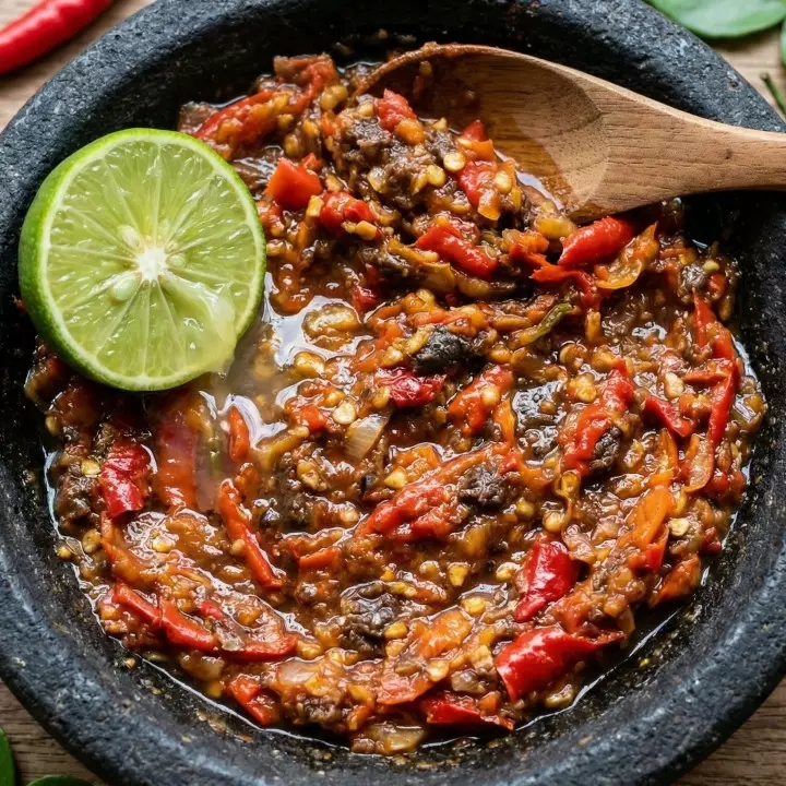 Cara bikin sambal terasi mentah yang tidak cepat basi dan tips penyimpanan yang benar