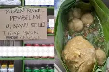 Harga plastik naik, beli slice cake serasa beli nasi pecel pincuk, intip 9 potret lucu kreasi warga