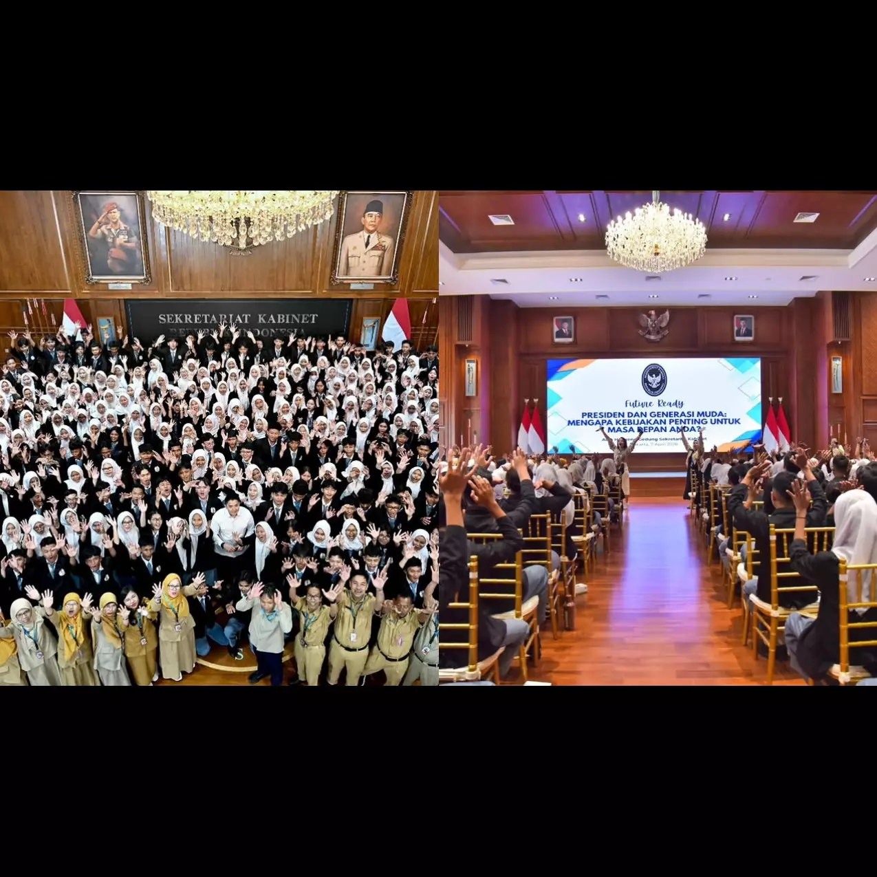 Dulu cuma bisa lihat di berita, sekarang anak sekolah bisa lihat langsung isi Istana Kepresidenan