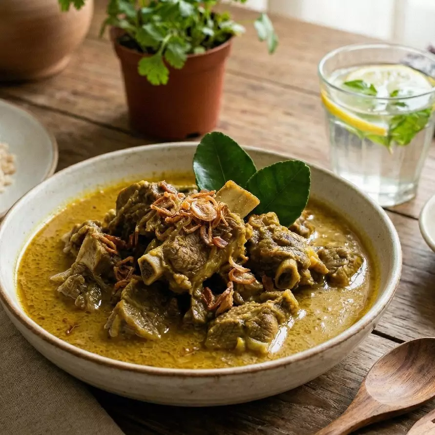 Resep gulai kambing tanpa santan yang lezat dan juga lebih sehat, cara masaknya ternyata mudah