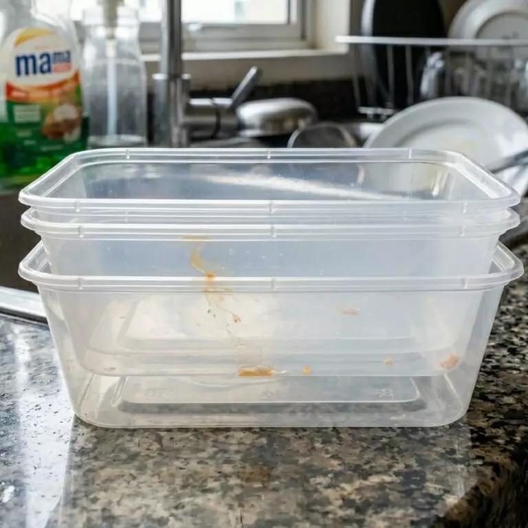 Wadah thinwall jadi kesat lagi dalam 30 detik? Cukup tambahkan 1 benda ini ke air sabun