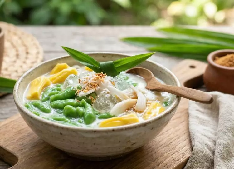 Resep es dawet yang rendah gula tapi tetap manis legit, kuncinya ada di adonan dan pengganti santan