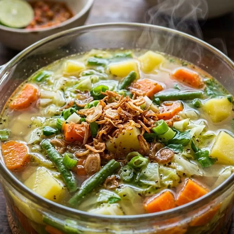 Resep sayur sop rumahan yang segar, gurih, dan mudah dibuat