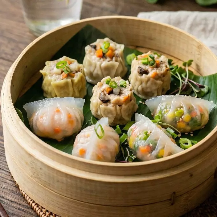 Resep dimsum dada ayam yang sehat dan rendah lemak, bisa jadi mealprep seminggu sebelumnya