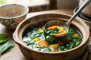 Cara masak bayam agar kuahnya bening, tidak hitam, dan bayamnya tetap segar