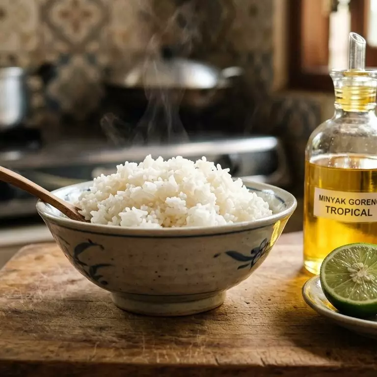 Jujur baru tahu! Masak nasi pakai sedikit minyak ini bikin hasilnya lebih cantik dan pulen