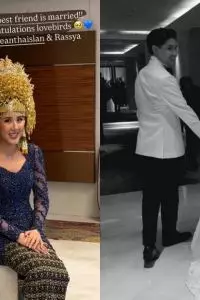 Meskipun pasangan ini memilih untuk tidak mengunggah momen bahagia tersebut di akun pribadi, deretan potret dan video justru tersebar lewat kawan