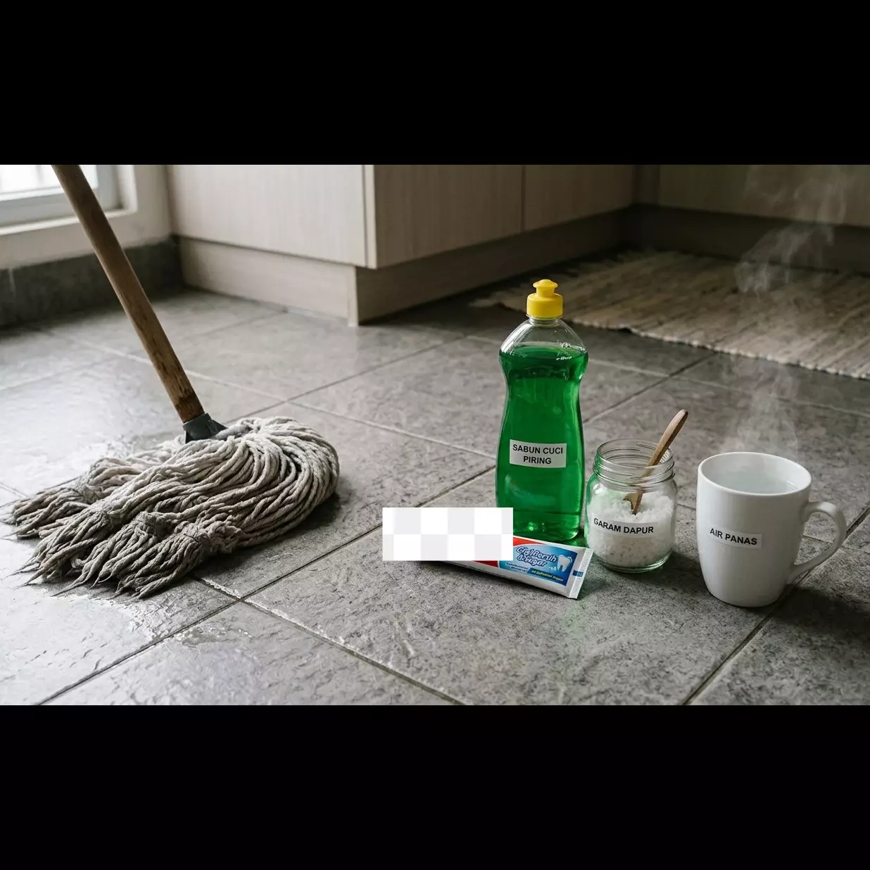 Kain pel bau amis? Cuma modal garam, pasta gigi, &amp; sabun, auto bersih dan wangi lagi