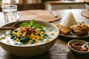 Resep bobor bayam jagung ala nenek di kampung, ternyata ini triknya agar rasa gurih dan nggak pahit