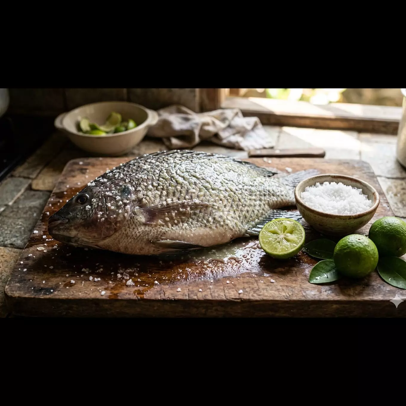 Nggak perlu pisau! Begini cara bersihkan sisik ikan cuma pakai garam &amp; jeruk, lebih praktis