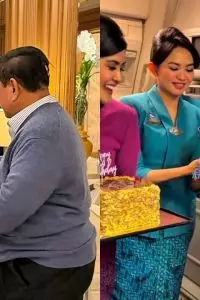 Nuansa hangat namun meriah tampak dalam cuplikan video yang diunggah Agung di Instagram @agung_surahman.
