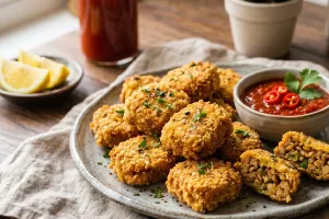 Khawatir si kecil jajan sembarangan? Cobain resep nugget tempe lezat & sehat siap saji dalam 20 menit