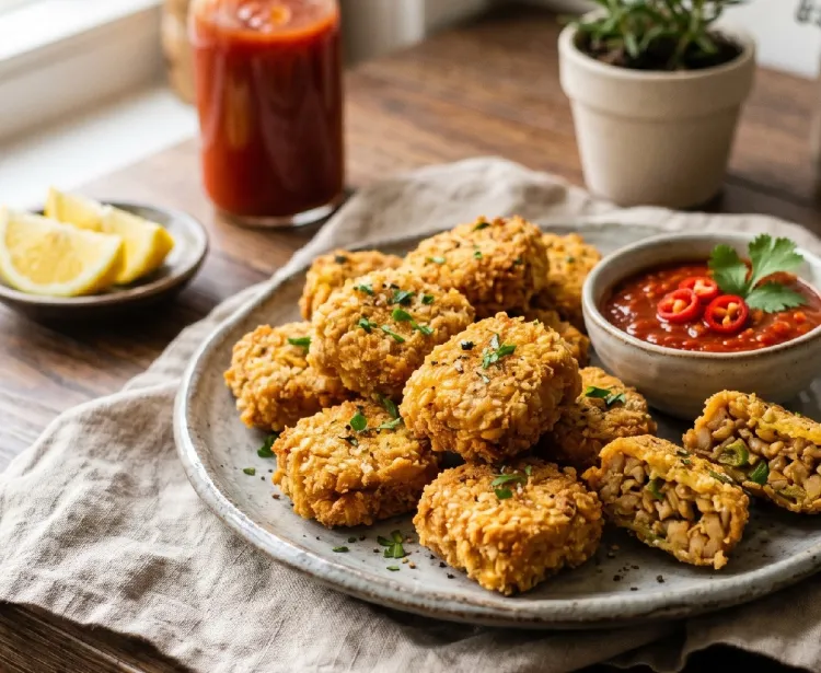 Khawatir si kecil jajan sembarangan? Cobain resep nugget tempe lezat &amp; sehat siap saji dalam 20 menit