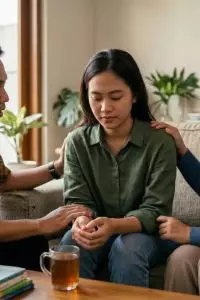 Kata-kata yang keluar dari mulut seseorang, meski niatnya sekadar bertanya, bisa menjadi senjata yang melukai trauma korban lebih dalam lagi.