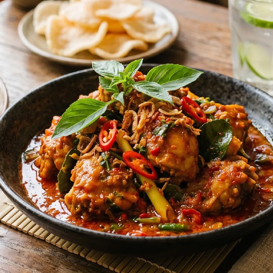 Resep rica-rica ayam yang terasa bumbunya dan pedas, masaknya gampang siap saji dalam 20 menit