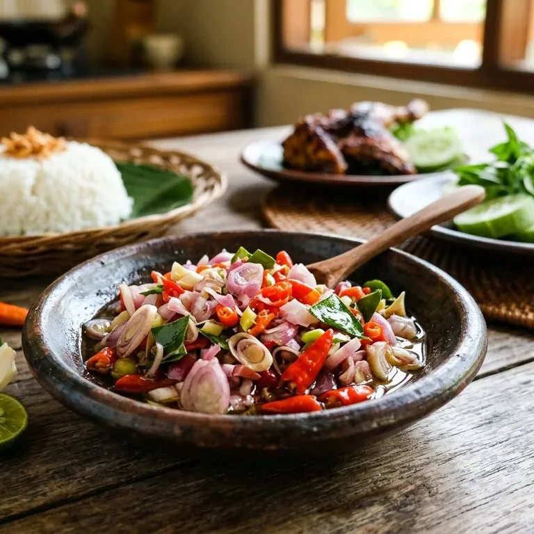 Resep sambal matah simpel ala rumahan yang bikin makan lahap, segar dan bikin nagih