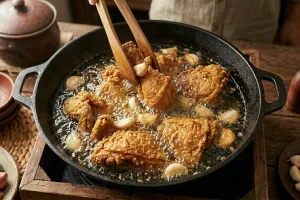 Resep ayam goreng bawang putih gurih meresap, wangi banget bikin nagih