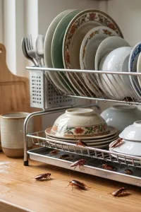 Rak piring penuh kecoak? Begini cara mengusirnya pakai bahan dapur biasa