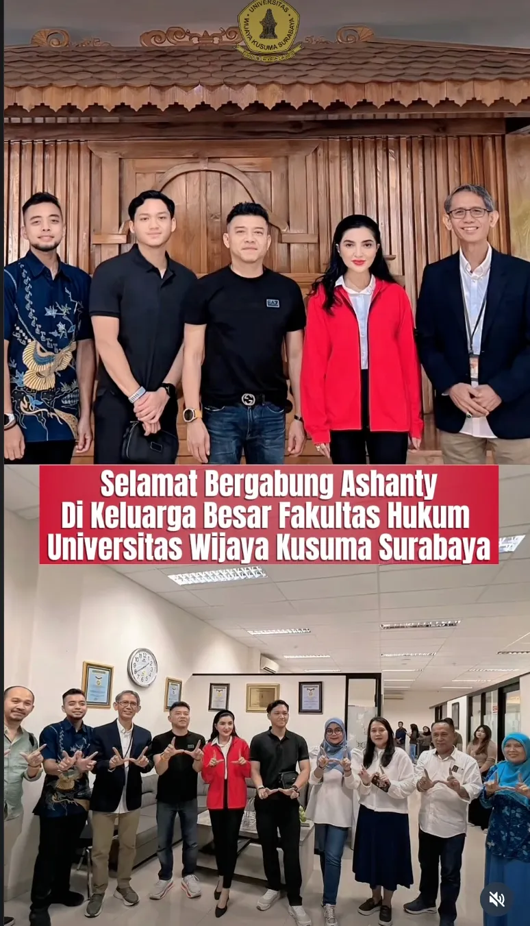 Ashanty kuliah S1 Hukum Instagram/@fh_uwks; Instagram/@ashanty_ash
