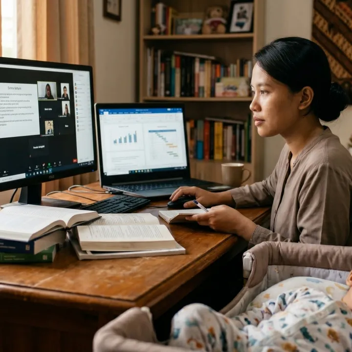 50 Kata-kata semangat untuk ibu yang kuliah dan bekerja sekaligus, definisi double degree kehidupan