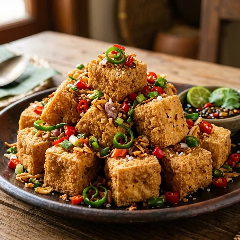 Resep tahu cabe garam renyah dan gurih, cocok jadi lauk favorit