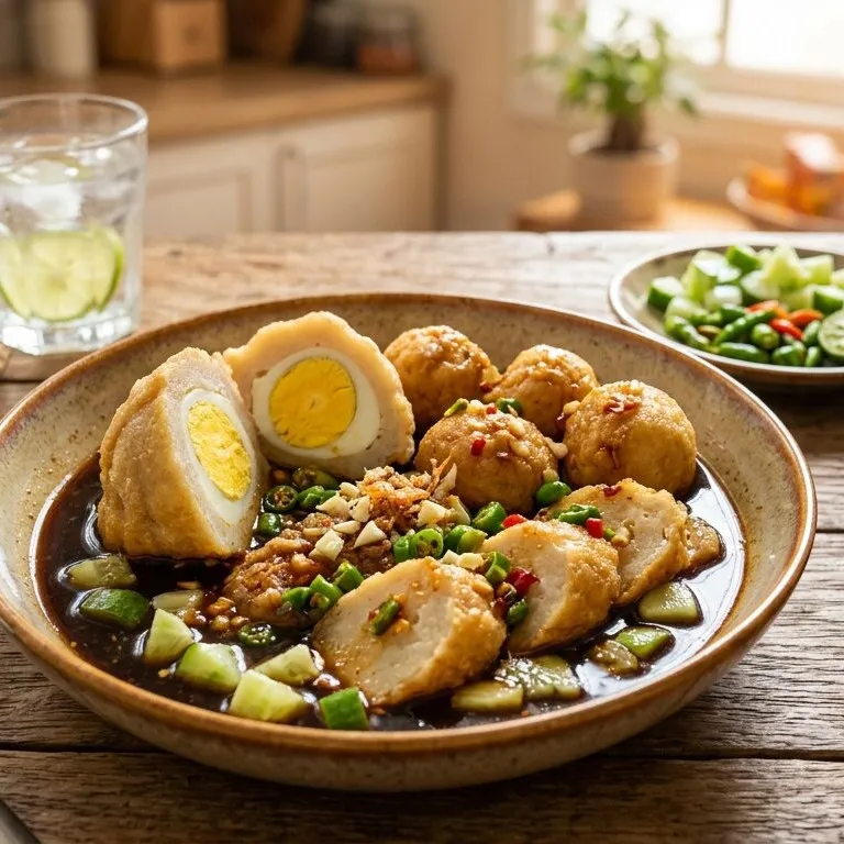 Resep pempek ikan tenggiri khas Palembang, lengkap dengan rahasia cuko yang kental dan mantap