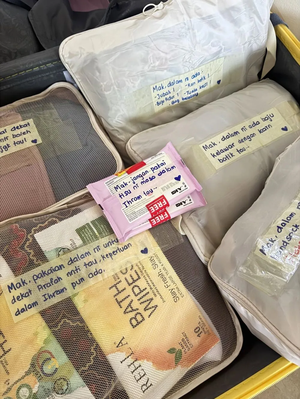 Anak Beri Label Barang Haji Ibu Threads @ainunaniyah