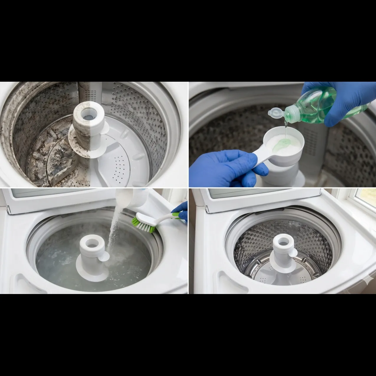 Mesin cuci penuh kerak dan lumut? Ini cara membersihkannya tanpa bongkar, cukup pakai bahan dapur
