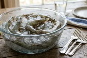 Cara cepat bersihkan kepala udang pakai garpu, tangan bebas amis