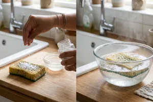 2 Bahan dapur ini bisa bunuh bakteri di spons cuci piring, tanpa perlu beli yang baru