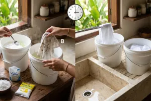 Handuk putih jamuran dan dekil? Rendam semalam dengan tambahan 1 bahan dapur ini, bersih tanpa dikucek