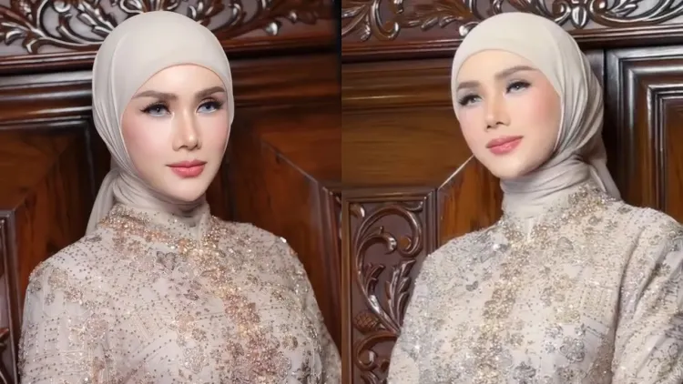 5 Detail penampilan Mulan Jameela saat siraman &amp; pengajian pernikahan El Rumi dan Syifa Hadju