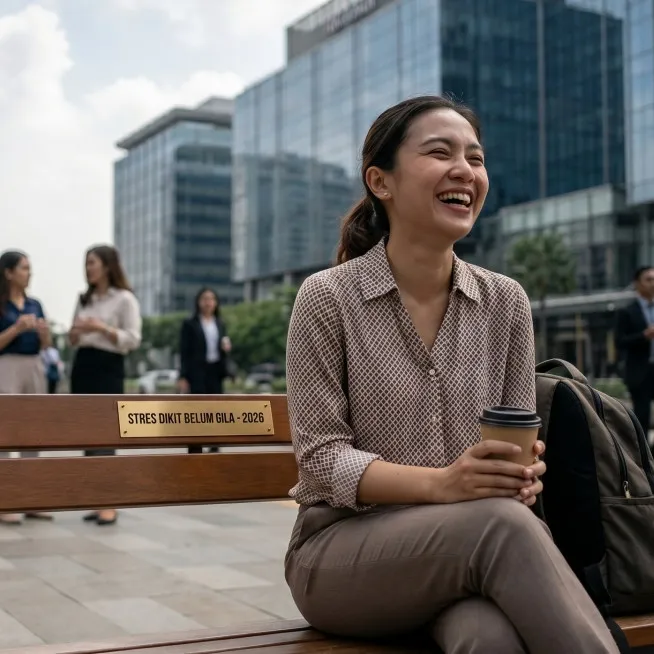 100 Kata-kata stres dikit belum gila, seni bertahan hidup di tengah tekanan kerja 2026