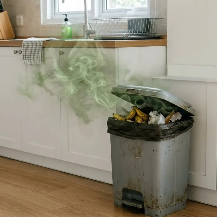 Cara ampuh hilangkan bau &amp; belatung di tempat sampah, cuma pakai 2 bahan