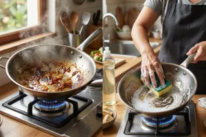 Cara menghilangkan getah nangka di wajan yang ternyata tidak bisa pakai sabun biasa