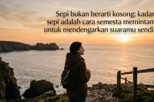 30 Quotes kehidupan tentang dewasa itu sepi, mengapa lingkaran pertemanan makin kecil seiring usia