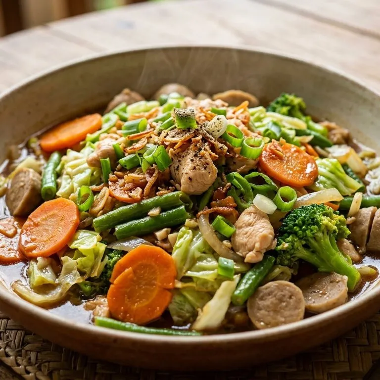 Resep capcay kuah gurih isi sayuran lengkap, menu praktis untuk keluarga