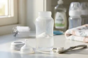 Bahan dapur ini ampuh kembalikan botol susu bayi keruh jadi bening dan kinclong lagi