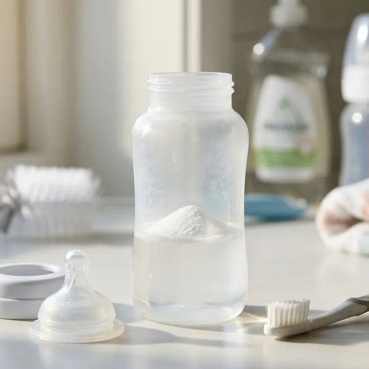 Bahan dapur ini ampuh kembalikan botol susu bayi keruh jadi bening dan kinclong lagi