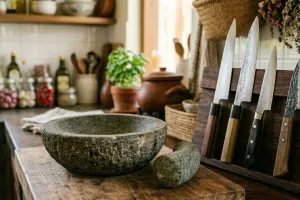 Cara menajamkan pisau dapur pakai ulekan, solusi praktis tanpa batu asahan