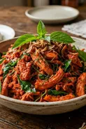 Resep ayam suwir kemangi pedas wangi, lauk simpel yang bikin nambah terus