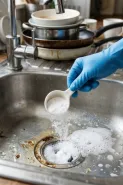8 Solusi wastafel dapur mampet akibat lemak, dari bahan alami sampai alat khusus